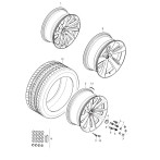 Bentley Bentayga 22-Inch Alloy Wheel 36A601025K