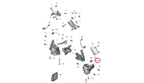 Bentley Bentayga Right Active Engine Mount - 4M0199256BH