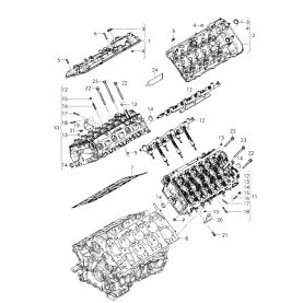 Bentley Continental GT Cylinder Head Cover 07P103470J