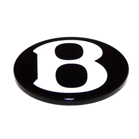 Bentley Continental GT GTC Flying Spur Black Radiator Grille Badge 3W0853679L