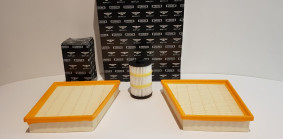 Bentley Continental GT V8 & Flying Spur 3-Piece Service Kit (Air & Oil Filters)