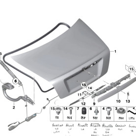 Rolls-Royce Ghost Trunk Lid 7242771