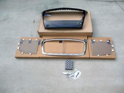 Bentley GT GTC Complete Front Radiator Chrome Grille Set (12 - 15)