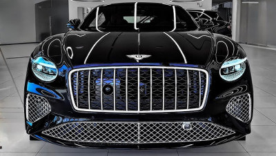 Bentley Continental GT Azure Front Grille - Black & Chrome - 3SD853597CD