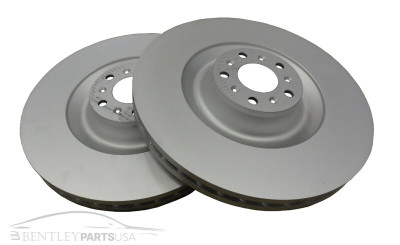 Bentley Continental GT, GTC & Flying Spur Front Brake Rotor Set (Pair) - 3W0615301K