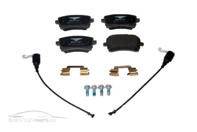 Bentley Continental GT, GTC & Flying Spur Rear Brake Pad Set - 3W0698451J