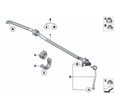 Rolls-Royce Phantom Front Sway Bar Link - 31350440780