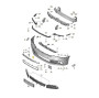 Bentley Mulsanne Front Bumper Lower Chrome Trim 3Y0807837B