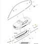 Bentley Continental GT GTC Rear Left Bumper Chrome Trim - 3W8807811A