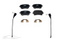 Bentley Continental GT, GTC & Flying Spur Rear Brake Pad Set - 3W0698451J