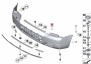 Rolls-Royce Phantom Drophead & Coupé Left Headlight Washer Cover 51117166093